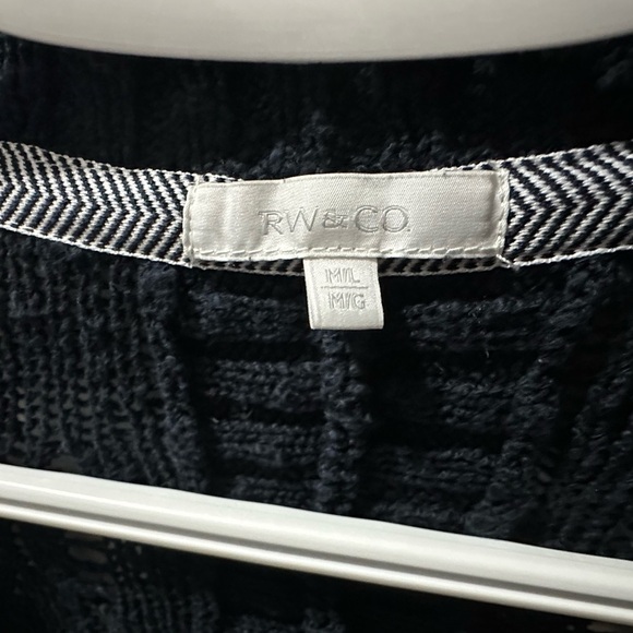 RW&CO. Open-Knit Cardigan -Size M - Picture 4 of 4